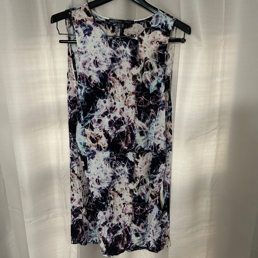 Theyskens theory abstract mini dress